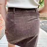 Corduroy Mini Skirt