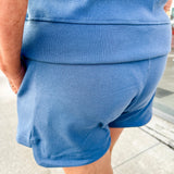 Knit Ribbed Retro Shorts