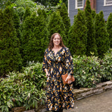 Portofino Midi Dress 3/4 Sleeve