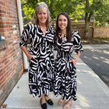 Portofino Midi Dress 3/4 Sleeve