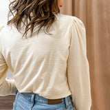 Puff Sleeve Pull Over Top