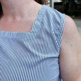 Sleeveless Square Neck Top