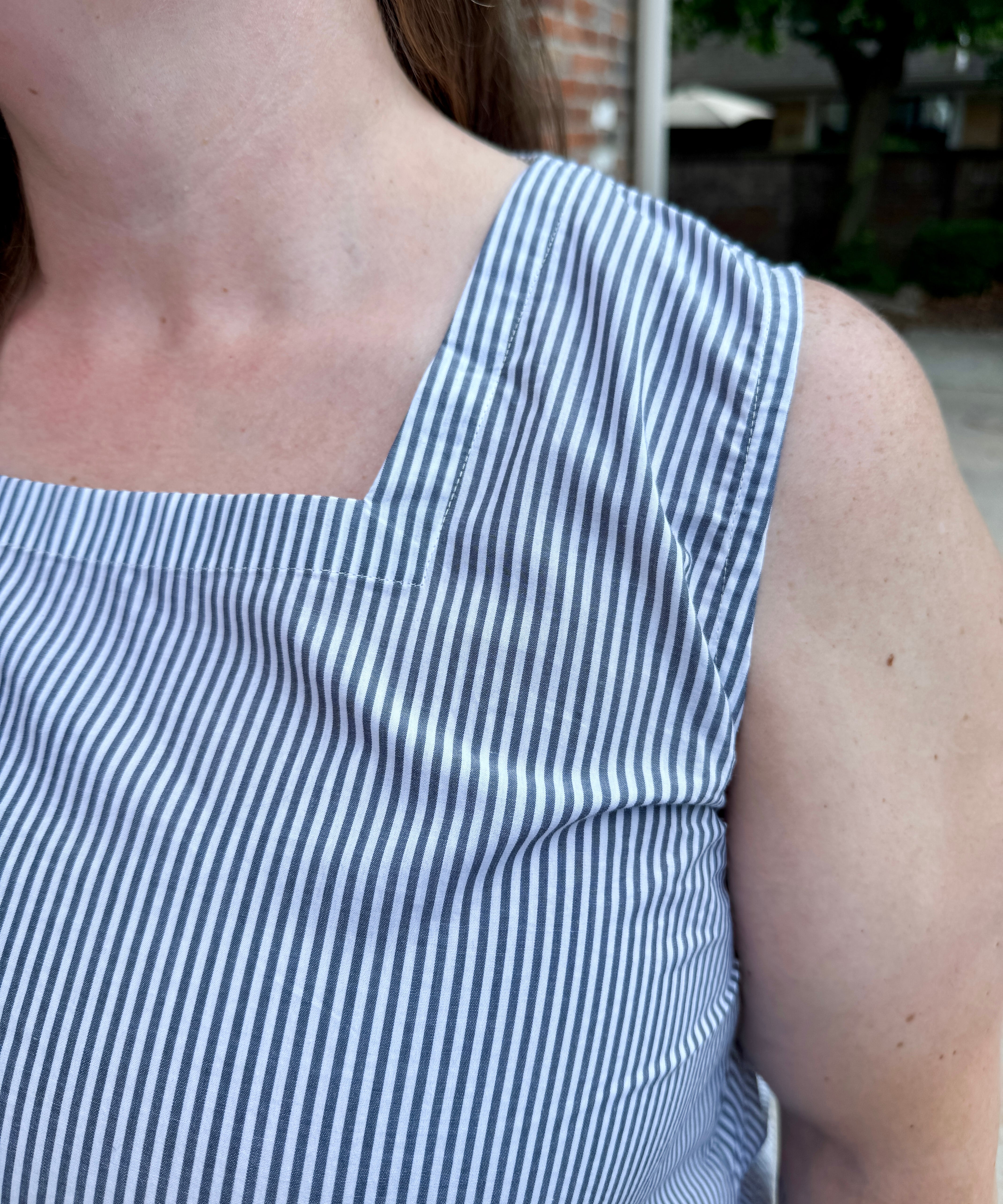 Sleeveless Square Neck Top