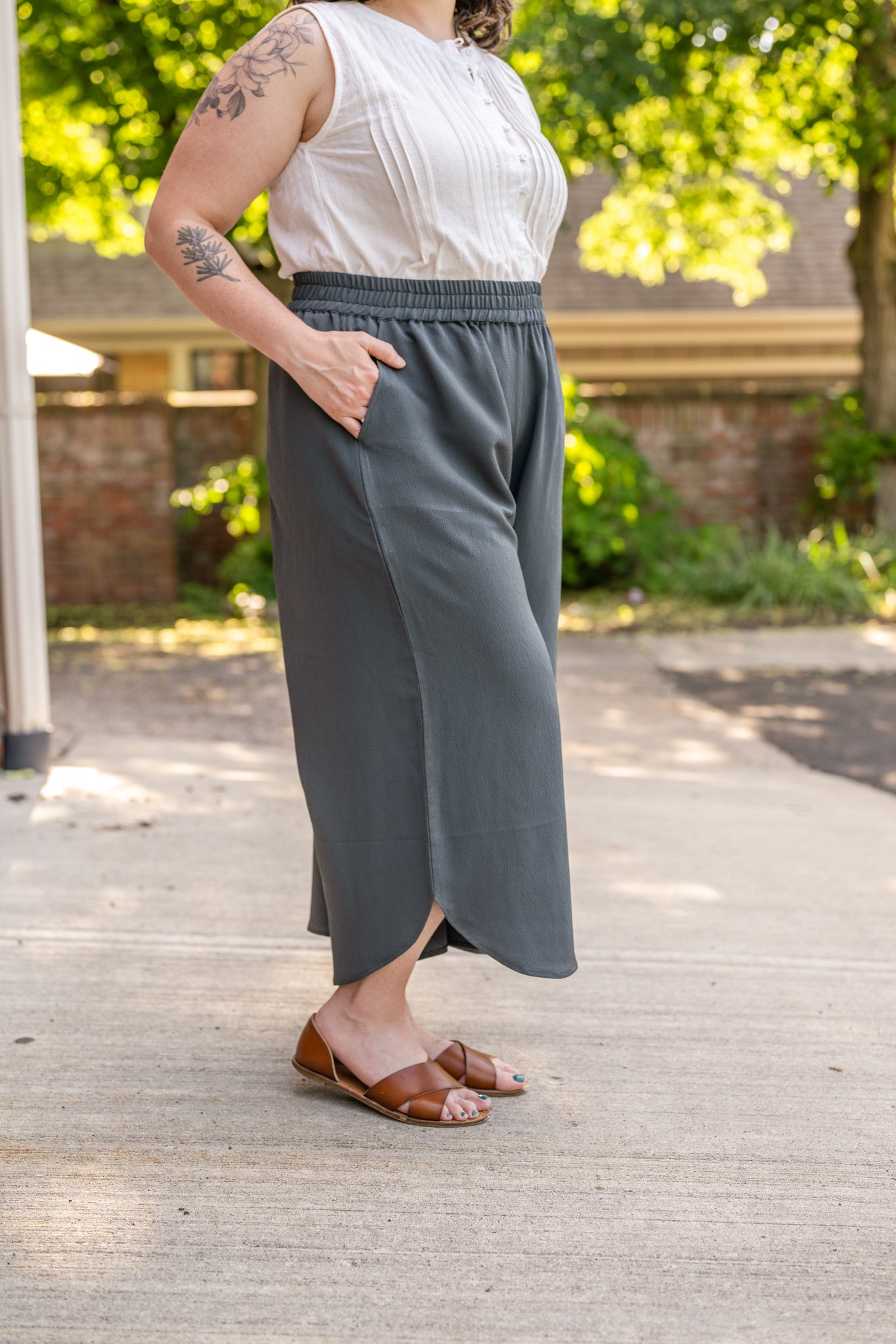 Palazzo Crop Pant