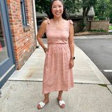 Shoulder Tie knit dress