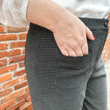 Tweed Front Pocket Pant