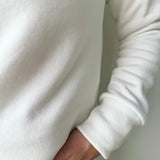 V-Neck Fleece Top