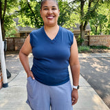 Crinkle Cotton Gauze Pull-On Short