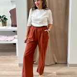 Pull-On Linen Pant