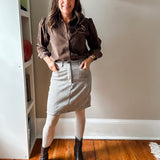Tweed Mini Skirt