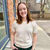 Short Sleeve Raglan Sweater
