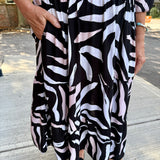 Portofino Midi Dress 3/4 Sleeve