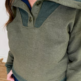Fleece Henley Pull-Over