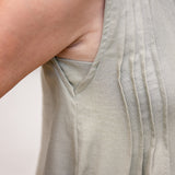 Sleeveless Pleated Dress
