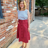 Sleeveless Square Neck Top