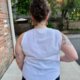 Sleeveless Square Neck Top