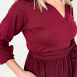 Stella Mixed Media Dress