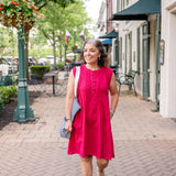 Sleeveless Pleated Dress