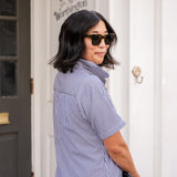 Short Sleeve Mini Shirt Dress