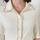 Fit & Flare Flannel Shirt Dress