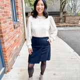 Wool Mini Skirt