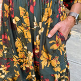 Portofino Midi Dress 3/4 sleeve