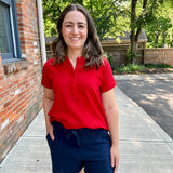 Crinkle Cotton Gauze Pull-On Short