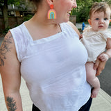 Sleeveless Square Neck Top