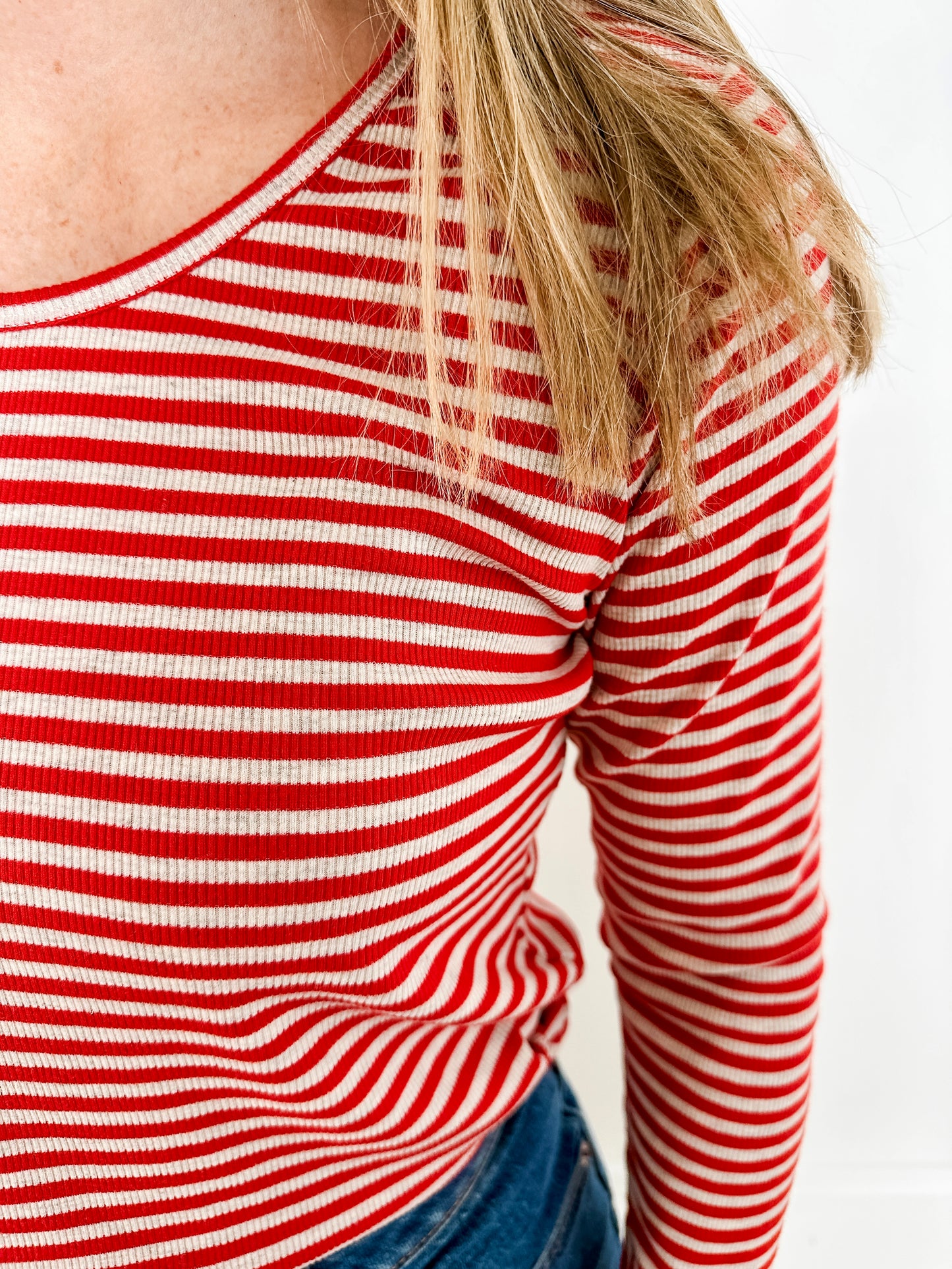 Stripe Knit Top