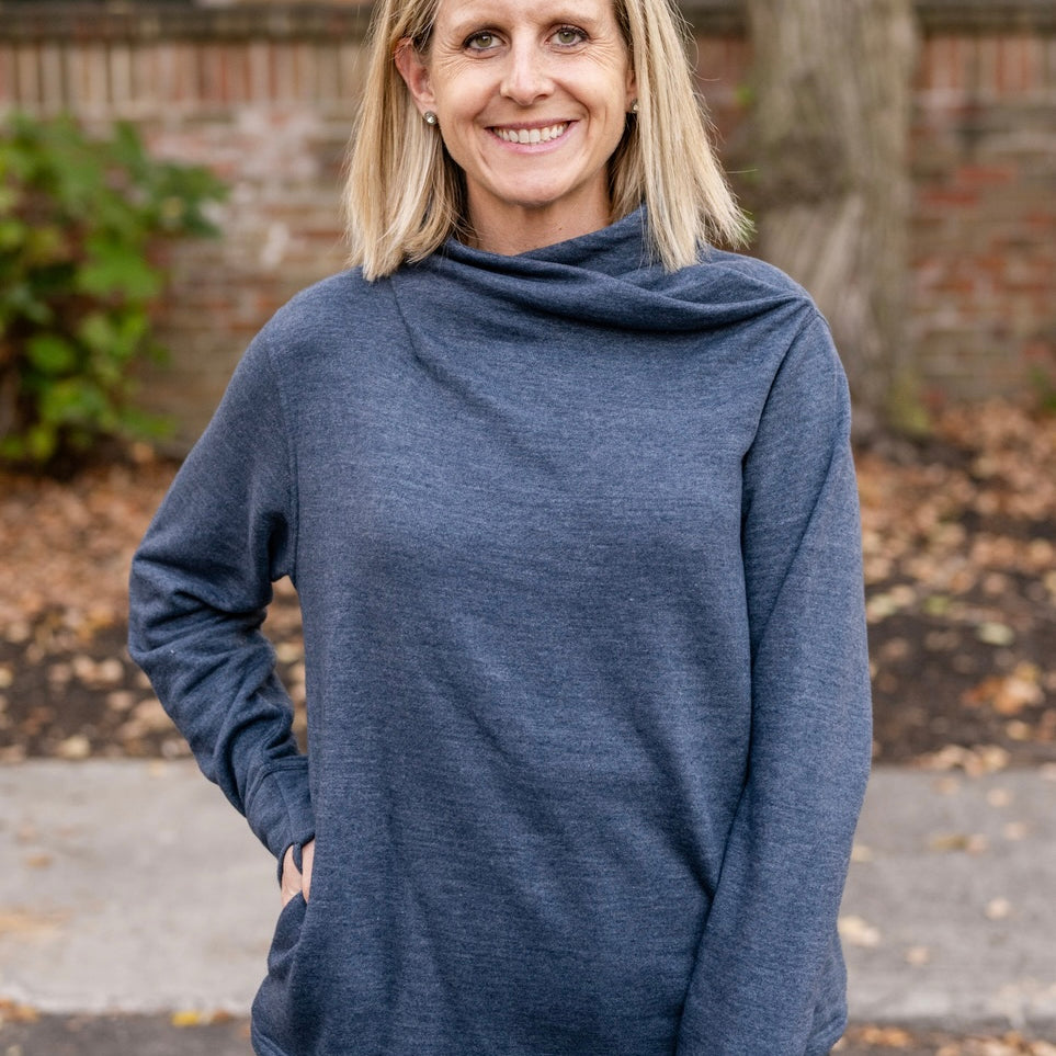 Twist Neck Pull-Over