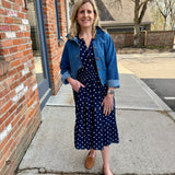 Portofino Midi Dress 3/4 Sleeve