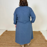 Fit & Flare Flannel Shirt Dress