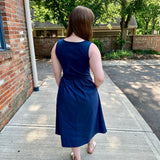 Mixed Media Tank Dress