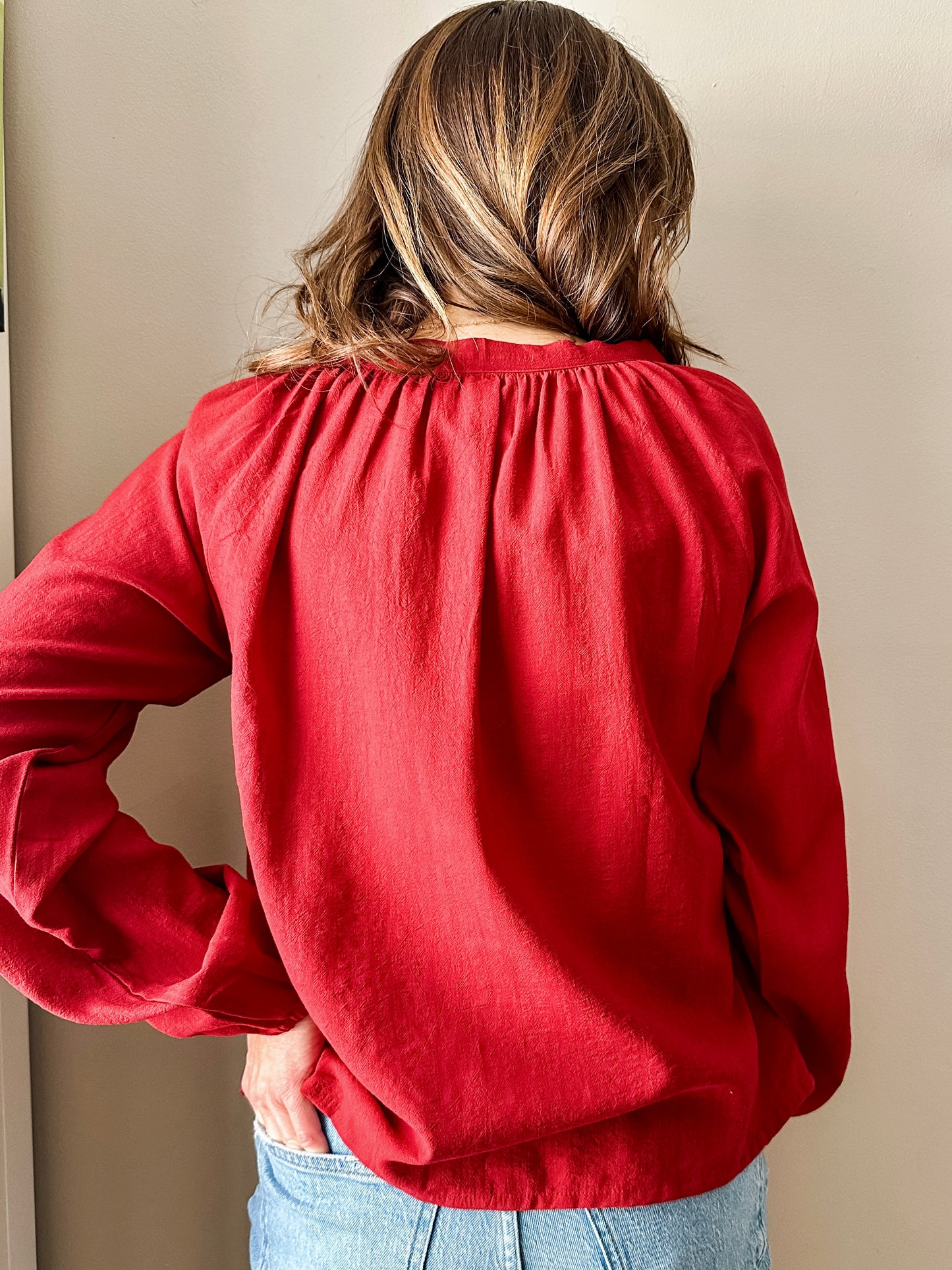 Willow Blouse with Neck Ties