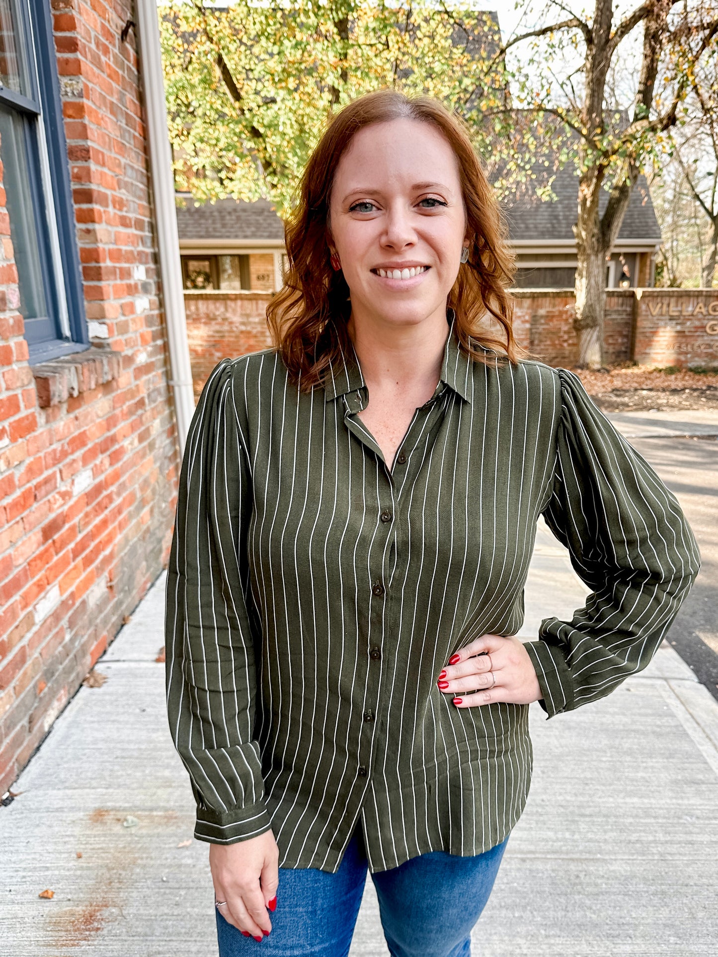 Button-Up Blouse