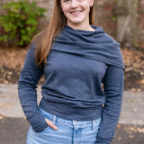 Fold Over Cowl Sweater