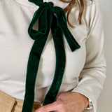 Velvet Tie Top