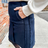 Wool Mini Skirt
