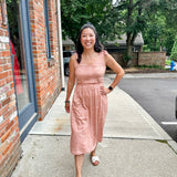 Shoulder Tie knit dress