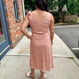 Shoulder Tie knit dress