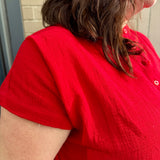 dolman band collar blouse