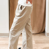 Pull-On Linen Pant