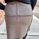 Wool Mini Skirt