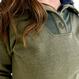 Fleece Henley Pull-Over