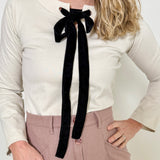 Velvet Tie Top