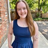 Mixed Media Tank Dress