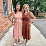 Shoulder Tie knit dress