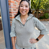 Fleece Vest - oatmeal