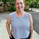 Sleeveless Square Neck Top