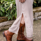 Long Sleeve Midi Shirt Dress